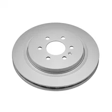Rear EVOLUTION COATED ROTOR for Cadillac SRX image 2