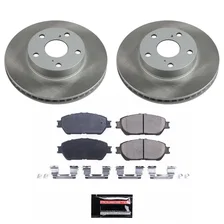 Front SEMI-COATED ROTOR KIT for Toyota Tacoma image 1