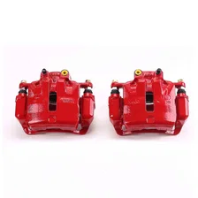 Front RED CALIPER PAIR W/BRKT image 2