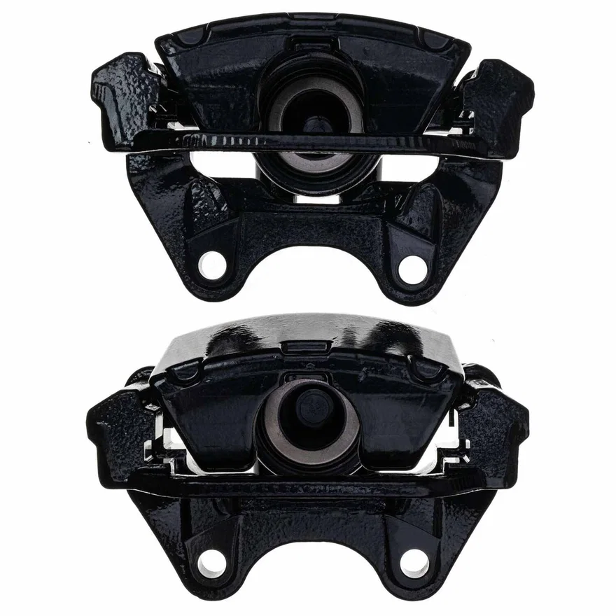 Front BLK CALIPER PAIR W/BRKT