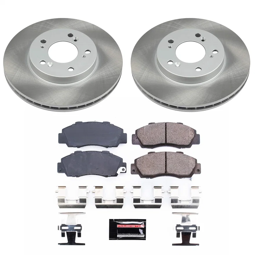 Front SEMI-COATED ROTOR KIT for Acura TL