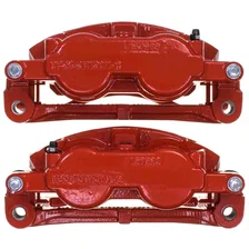 Front RED CALIPER PAIR W/BRKT for Ford image 3