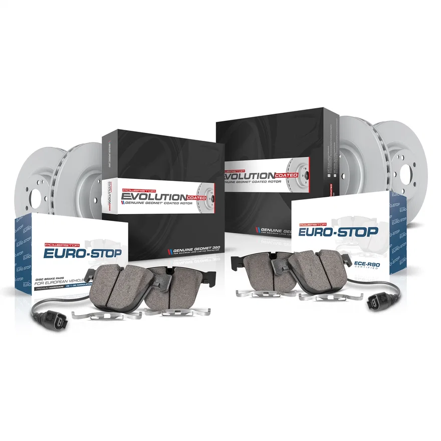 PowerStop ESK4192, Front and Rear EUROSTOP BRAKE KIT for Audi S6