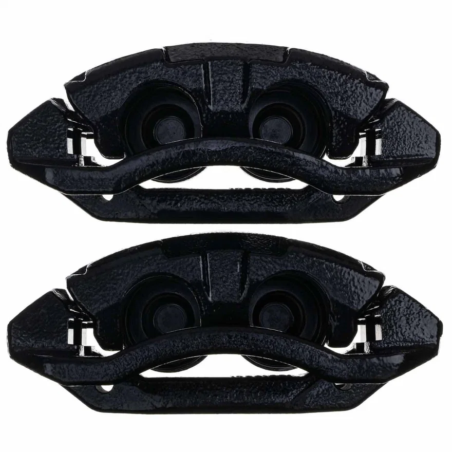 Front BLK CALIPER PAIR W/BRKT