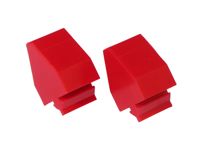 Prothane 19-1327, Universal Bump Stop Pull Through Style - Red