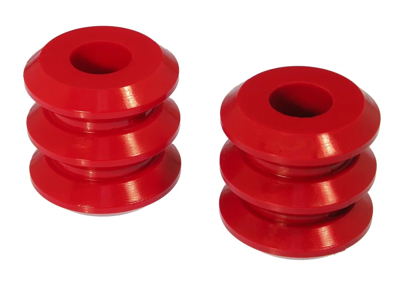 Prothane 19-1702, Universal Coil Spring Inserts - 3.5in High - Red
