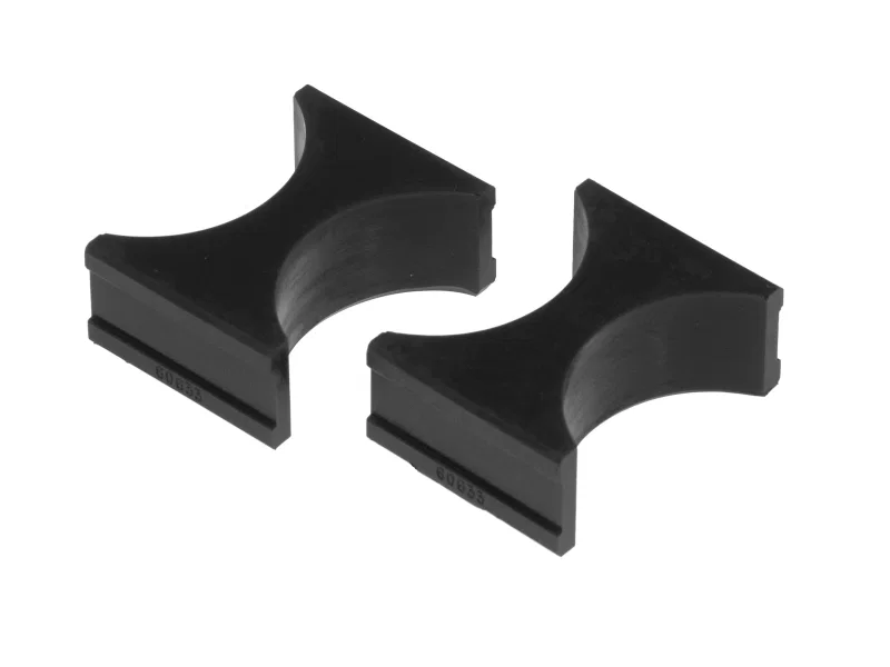 Prothane 19-1722-BL, Universal Shock Reservoir Mounts - 2.5/2.5 Diameter - Black