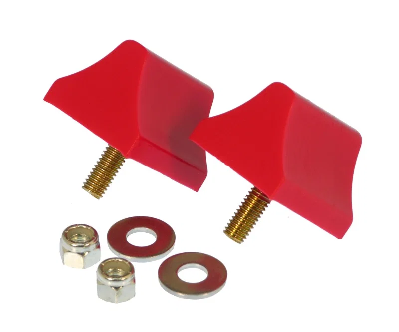 Prothane 19-1312, Universal Bump Stop 1 1/2X2X1 3/4 Wedge - Red for American Motors