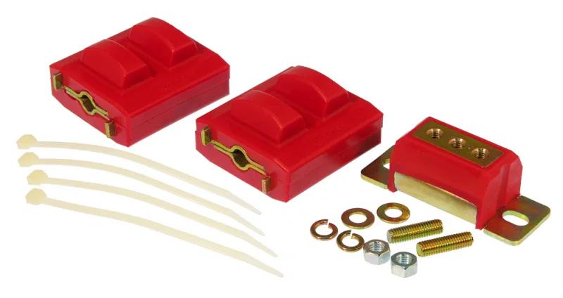 Prothane 7-1903, GM Motor & Trans Mount Kit - Red