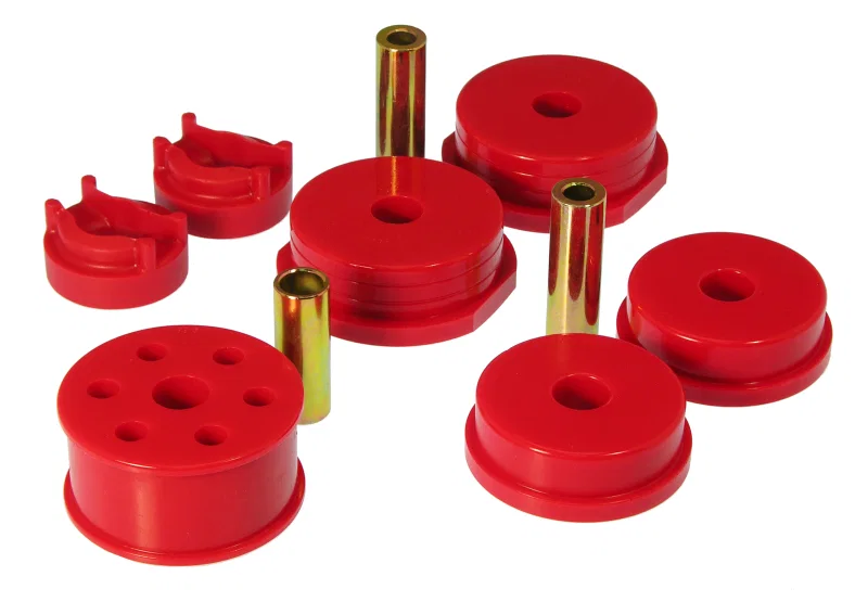 Prothane 13-1904, 00-05 Mitsubishi Eclipse 4cyl 4 Mount Kit - Red
