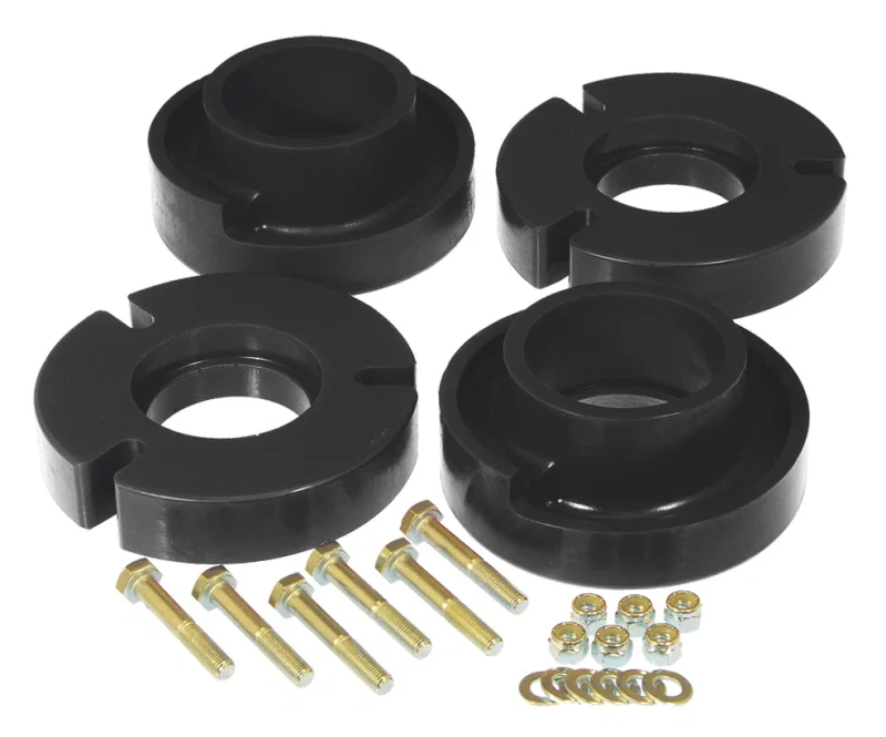 Prothane 6-1710-BL, 04+ Ford F150 Front Coil Spring 2.5in Lift Spacer - Black
