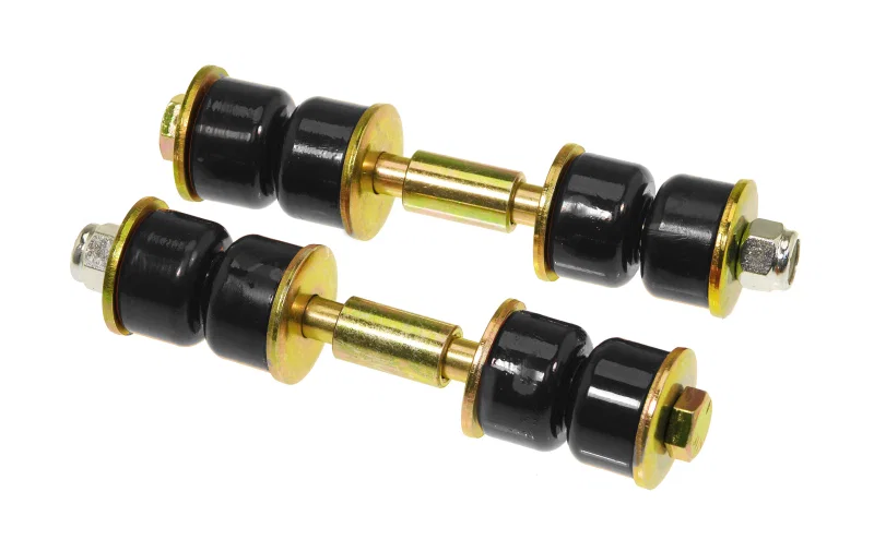 Prothane 19-403-BL, Universal End Link Set - 2 5/8in Mounting Length - Black for Toyota