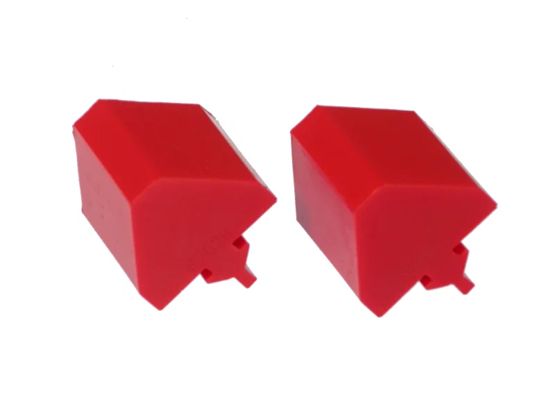 Prothane 19-1326, Universal Bump Stop Pull Through Style - Red