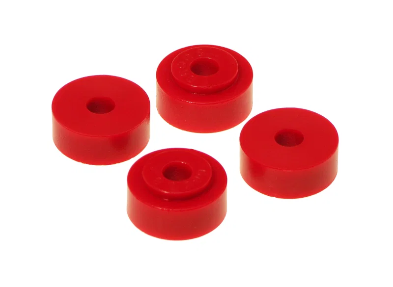Prothane 19-901, Universal Shock Bushings - Stem Type - Large Nipple - Red