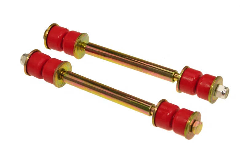 Prothane 19-417, Universal End Link Set - 6 1/8in Mounting Length - Red