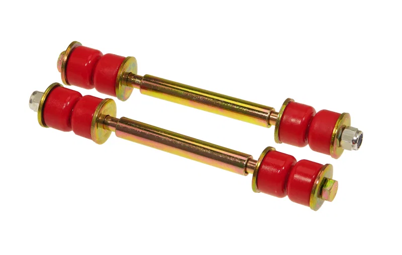 Prothane 19-413, Universal End Link Set - 5 3/8in Mounting Length - Red