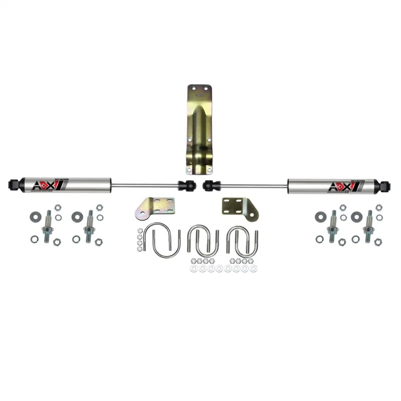 Skyjacker 2253, 05-24 Ford F250/F350 ADX 2.0 Dual Stabilizer Kit w/ CNC Machined Polished Alum