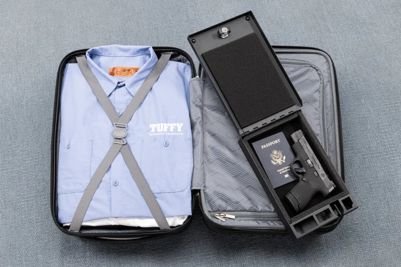 Tuffy Products 303-01, Portable Safe/Large 10Inlx6 1/2Inwx2Int Foam Lined