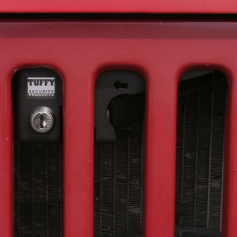 Tuffy Products 295-01, 1987-1995 Yj Wrangler Yj Hood Lock 01 Black For