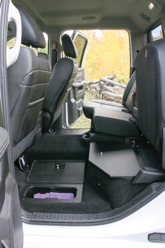 Tuffy Products 311-01, Ram Trucks Crew Cab Infloor Lid W/ Keyed Lock
