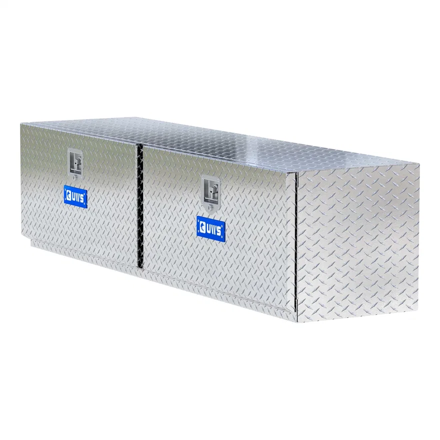 UWS TBUB-72, Bright Aluminum 72" Double-Door Underbody Tool Box (LTL Shipping Only)