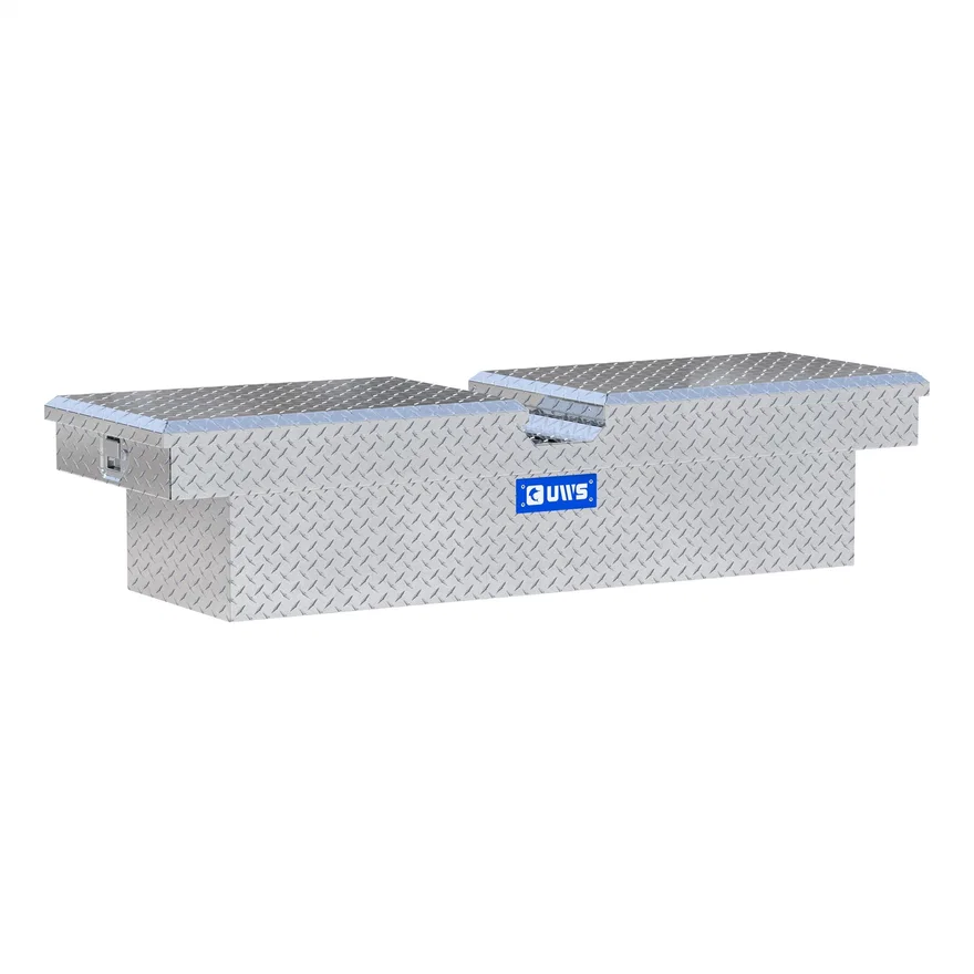 UWS TB-63, Bright Aluminum 63" Gull Wing Crossover Truck Tool Box (LTL Shipping Only)