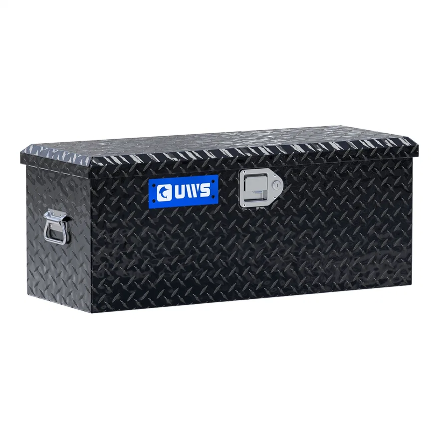 UWS EC20012, Gloss Black Aluminum ATV Tool Box (Heavy Packaging)