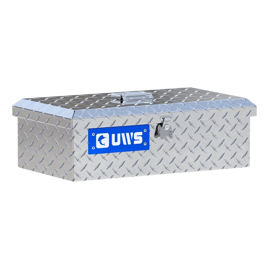UWS TB-1, Bright Aluminum Tote Box (LTL Shipping Only)
