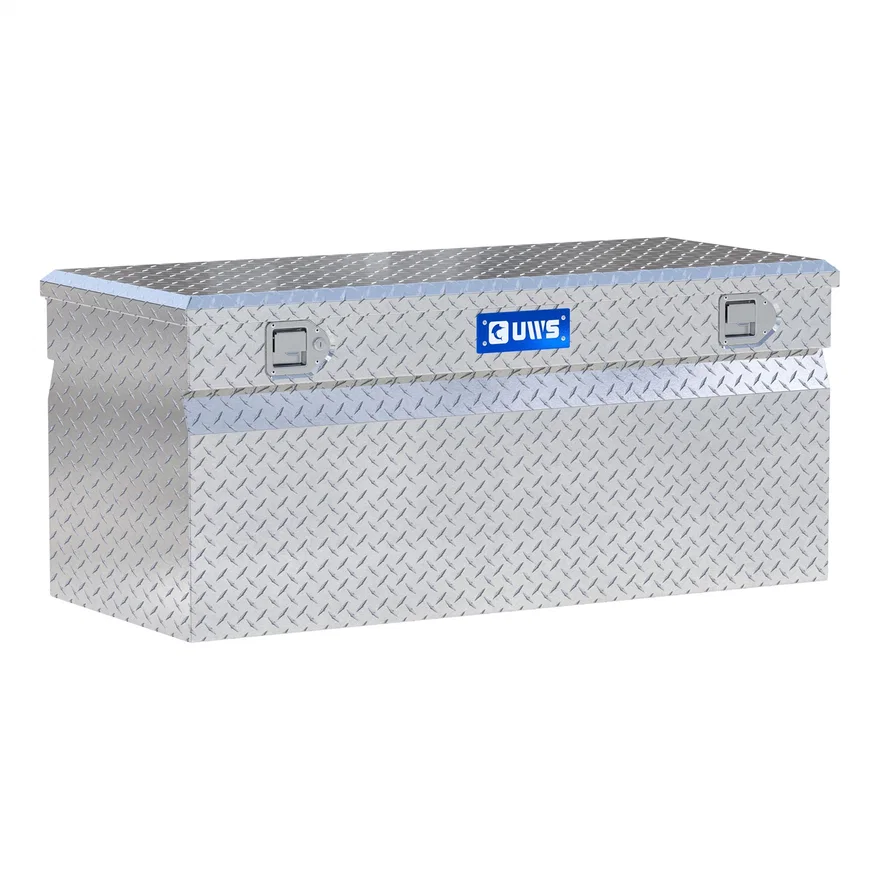 UWS EC20261, Bright Aluminum 48" Cargo Carrier Utility Chest Box (Heavy Packaging)
