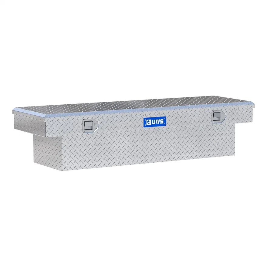 UWS EC10261, Bright Aluminum 63" Crossover Truck Tool Box (Heavy Packaging)