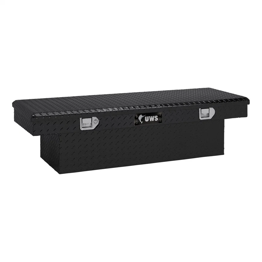 UWS EC10092, 54" Crossover Truck Tool Box (TBS-54-BLK Heavily Packaged for Parcel)