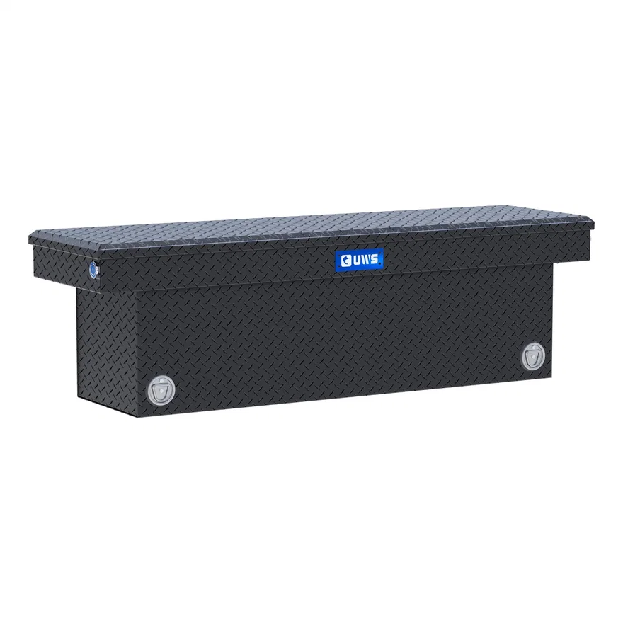 UWS TBSD-69-PB-MB, Matte Black 69in. Deep Push Button Crossover Truck Tool Box