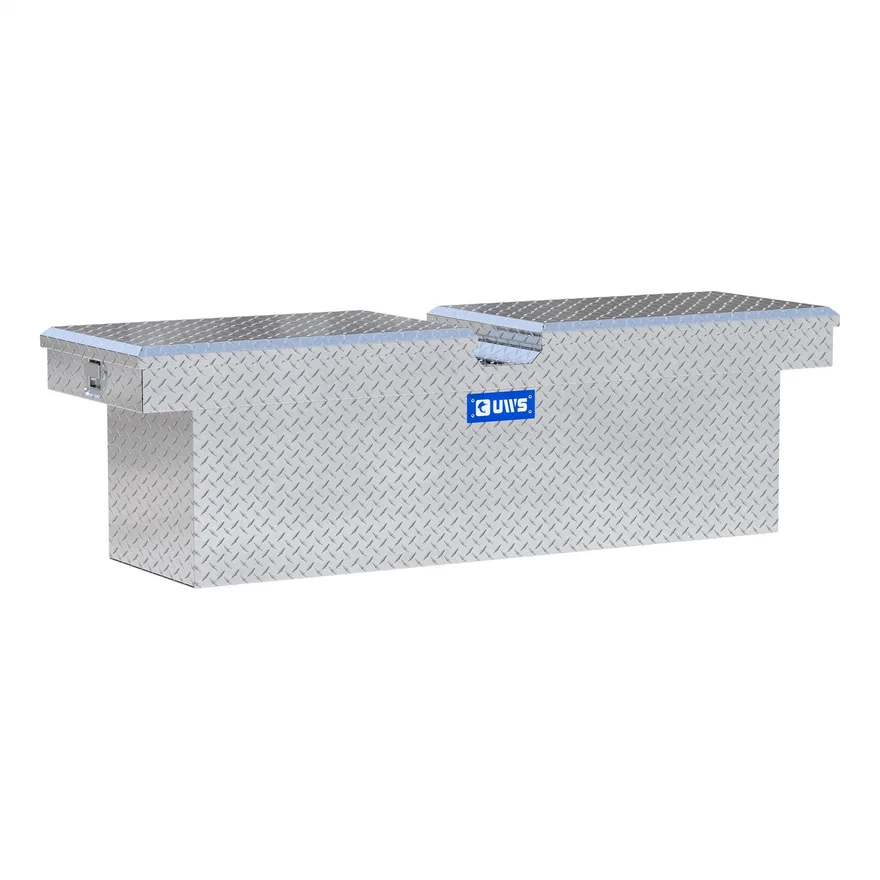 UWS TBD-69, Bright Aluminum 69" Deep Gull Wing Crossover Truck Tool Box