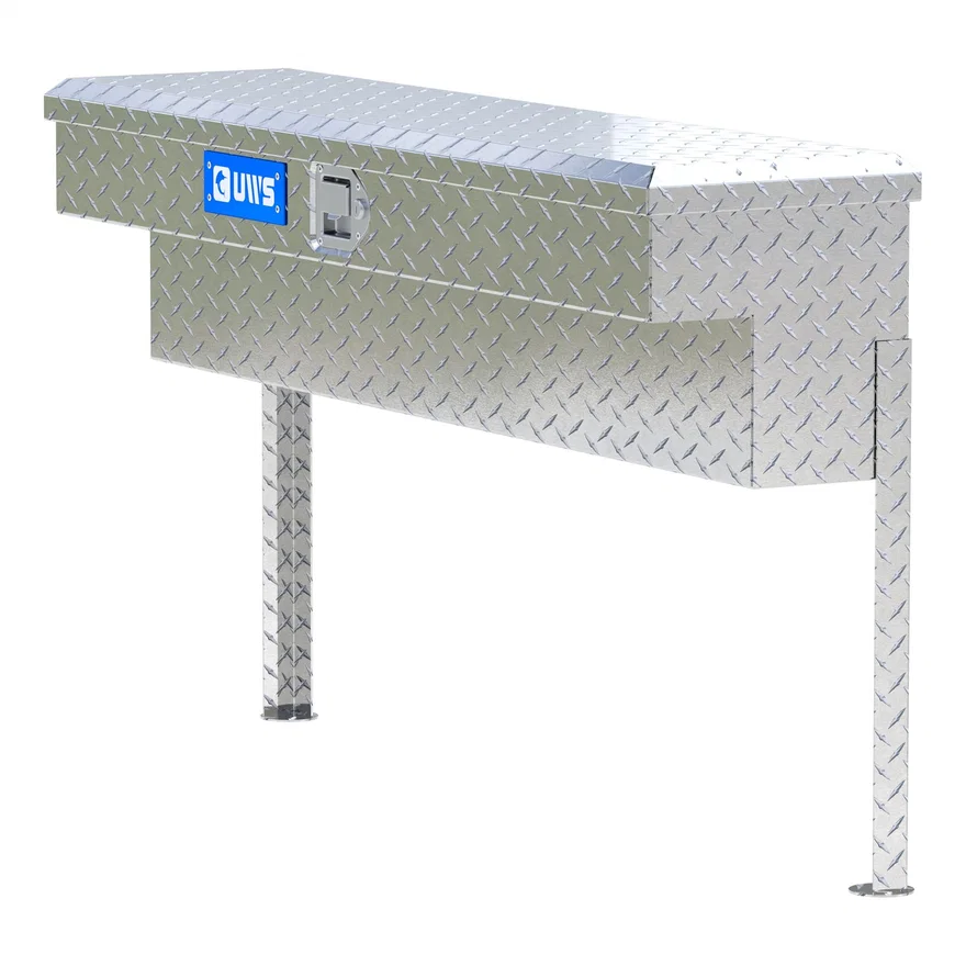 UWS EC30091, Bright Aluminum 48" Truck Side Tool Box (Heavy Packaging)