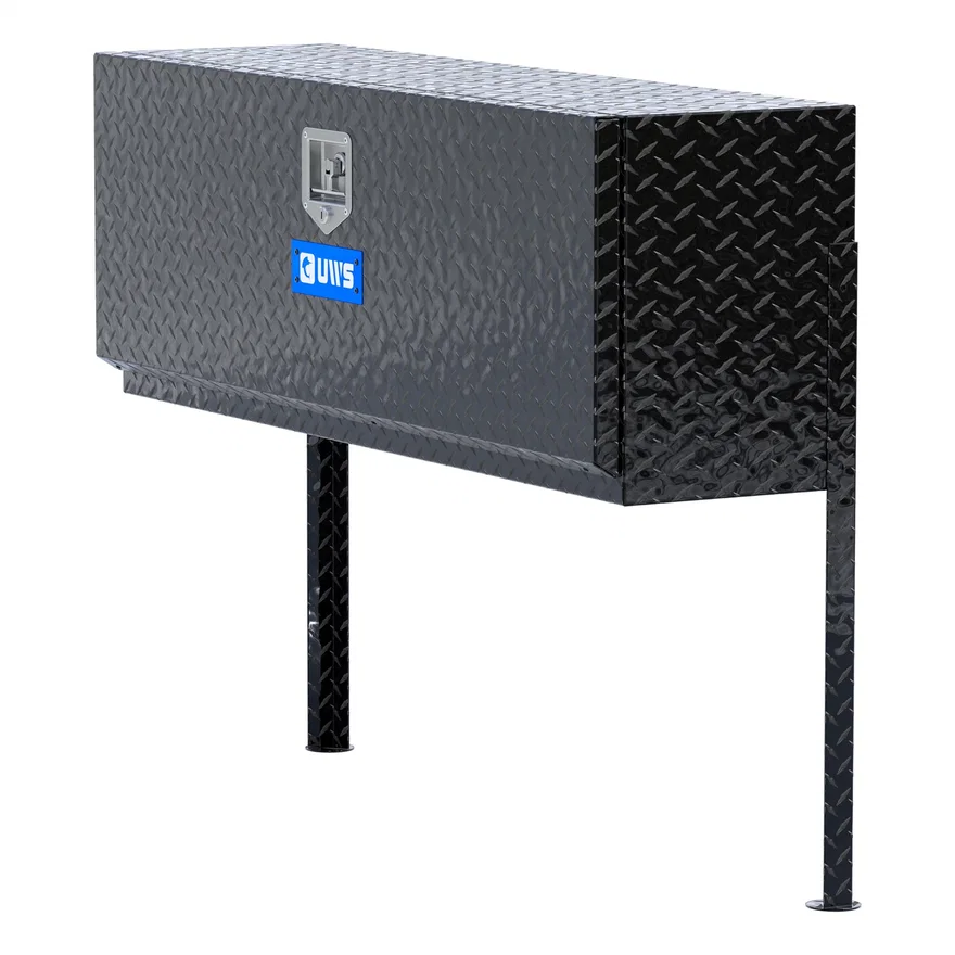 UWS TBTS-48-BLK, Gloss Black Aluminum 48" Single-Door Topside Truck Tool Box (LTL Shipping Only)