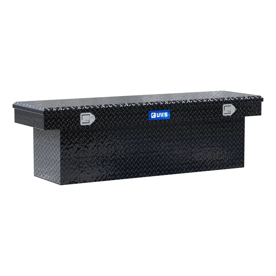 UWS TBSD-69-BLK, Gloss Black Aluminum 69" Deep Crossover Truck Tool Box