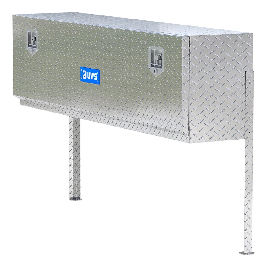 UWS TBTS-60, Bright Aluminum 60" Single-Door Topside Truck Tool Box (LTL Shipping Only)