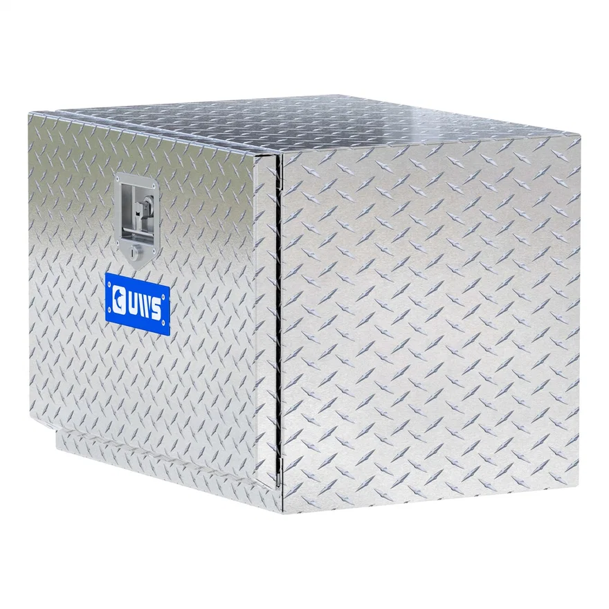 UWS TBUB-24, Bright Aluminum 24" Single-Door Underbody Tool Box (LTL Shipping Only)