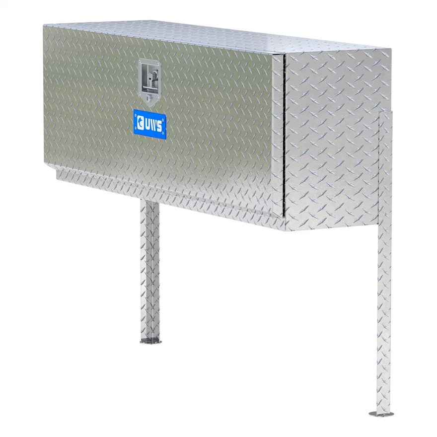 UWS TBTS-48, Bright Aluminum 48" Single-Door Topside Truck Tool Box (LTL Shipping Only)