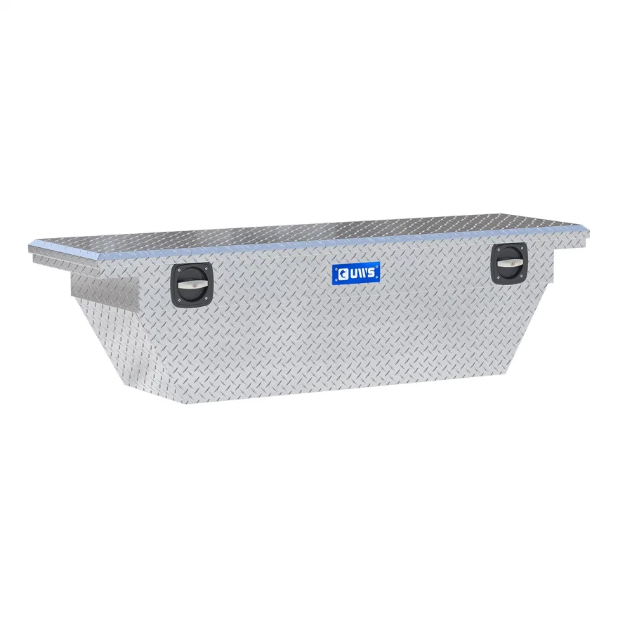 UWS SLD-69-A-LP, 69" Deep Angled Secure Lock Crossover Truck Tool Box with Low Profile