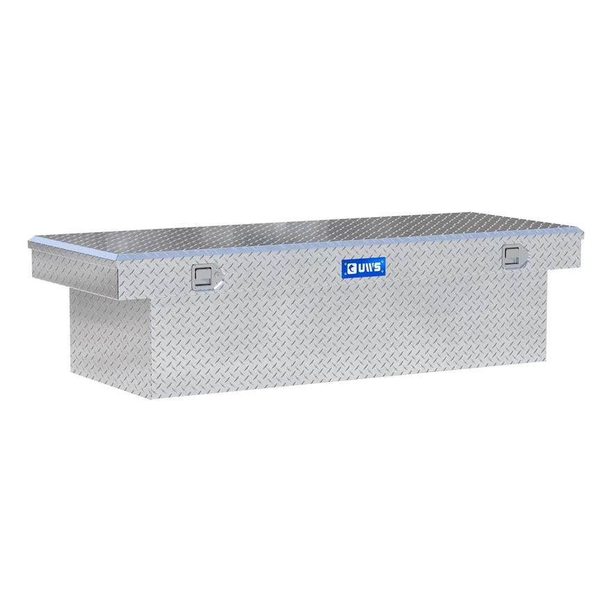 UWS TBSD-72-LBTA, Bright Aluminum 72" Deep Extra-Wide Crossover Truck Tool Box
