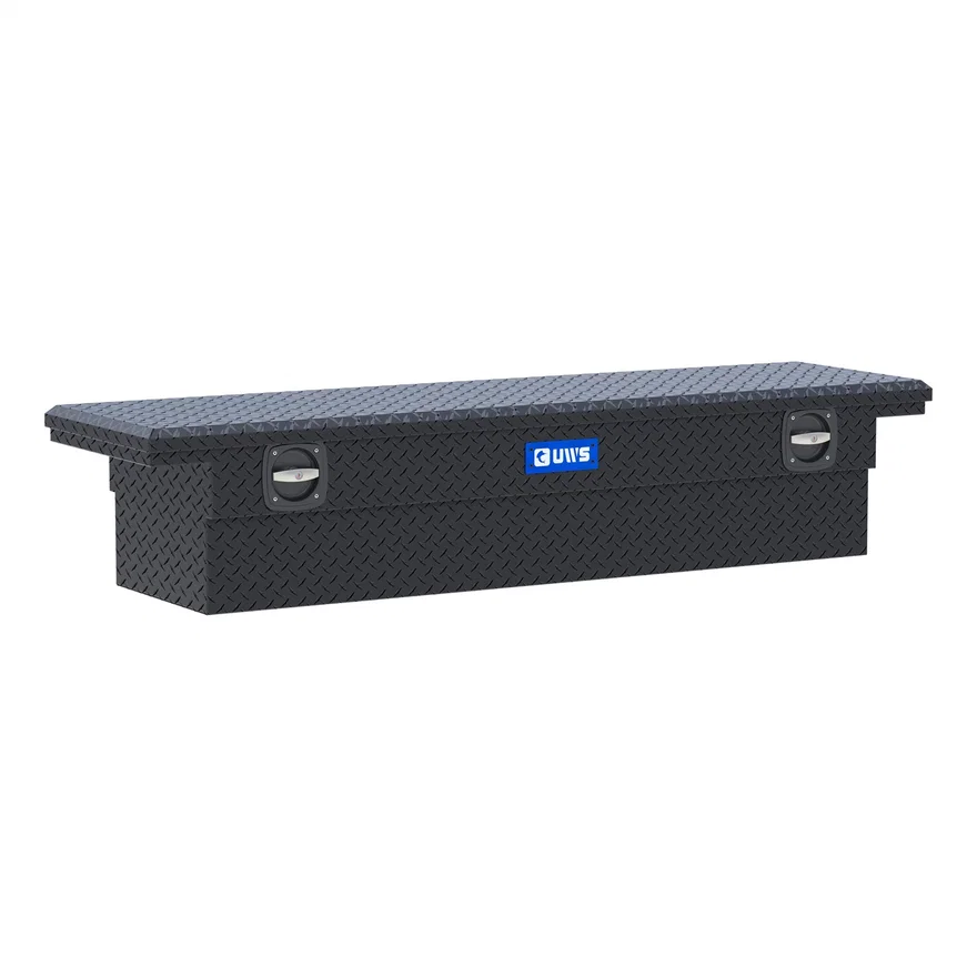 UWS SL-72-LP-MB, Matte Black 72" Secure Lock Truck Tool Box, Low Profile (LTL Shipping Only)