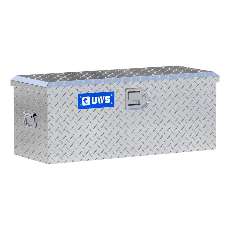 UWS EC20001, Bright Aluminum ATV Tool Box (Heavy Packaging)