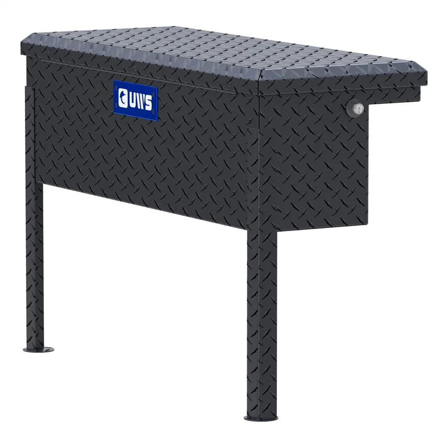 UWS TBSM-36-LP-MB, Matte Black Aluminum 36" Truck Side Tool Box, Low Profile (LTL Shipping Only)