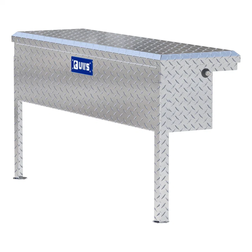 UWS TBSM-48-LP, Bright Aluminum 48" Truck Side Tool Box with Low Profile (LTL Shipping Only)