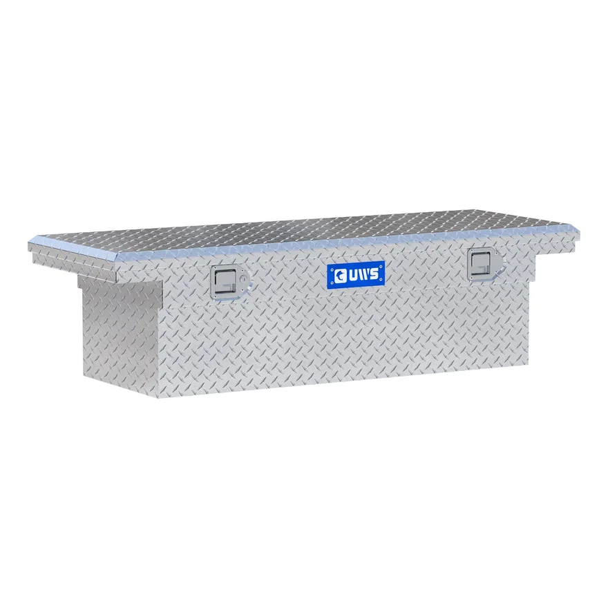 UWS TBS-54-LP, Bright Aluminum 54" Crossover Truck Tool Box, Low Profile (LTL Shipping Only)