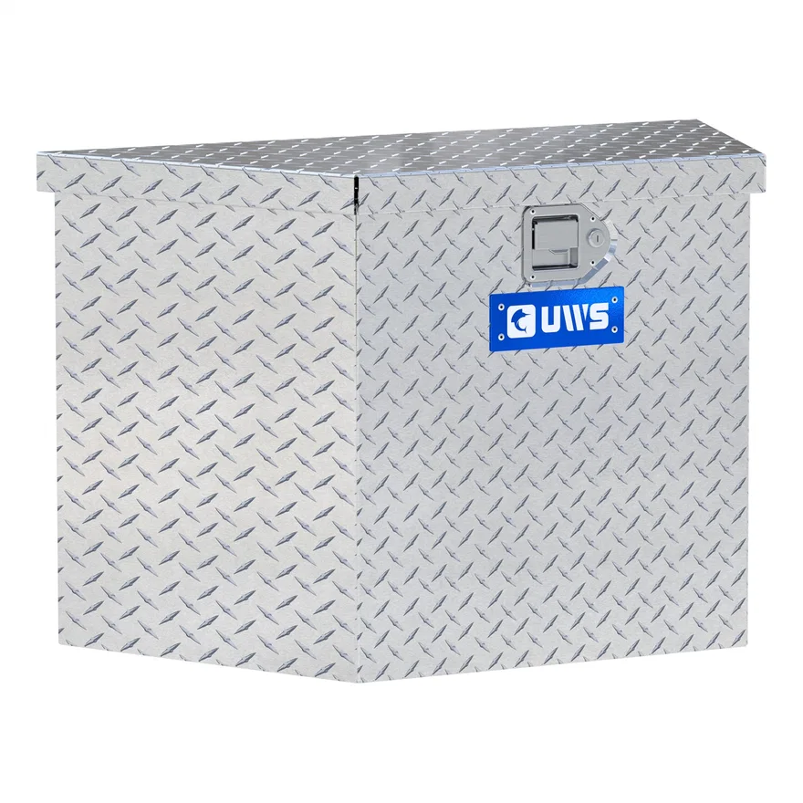 UWS EC20391, Bright Aluminum 34" Trailer Tongue Box (Heavy Packaging)