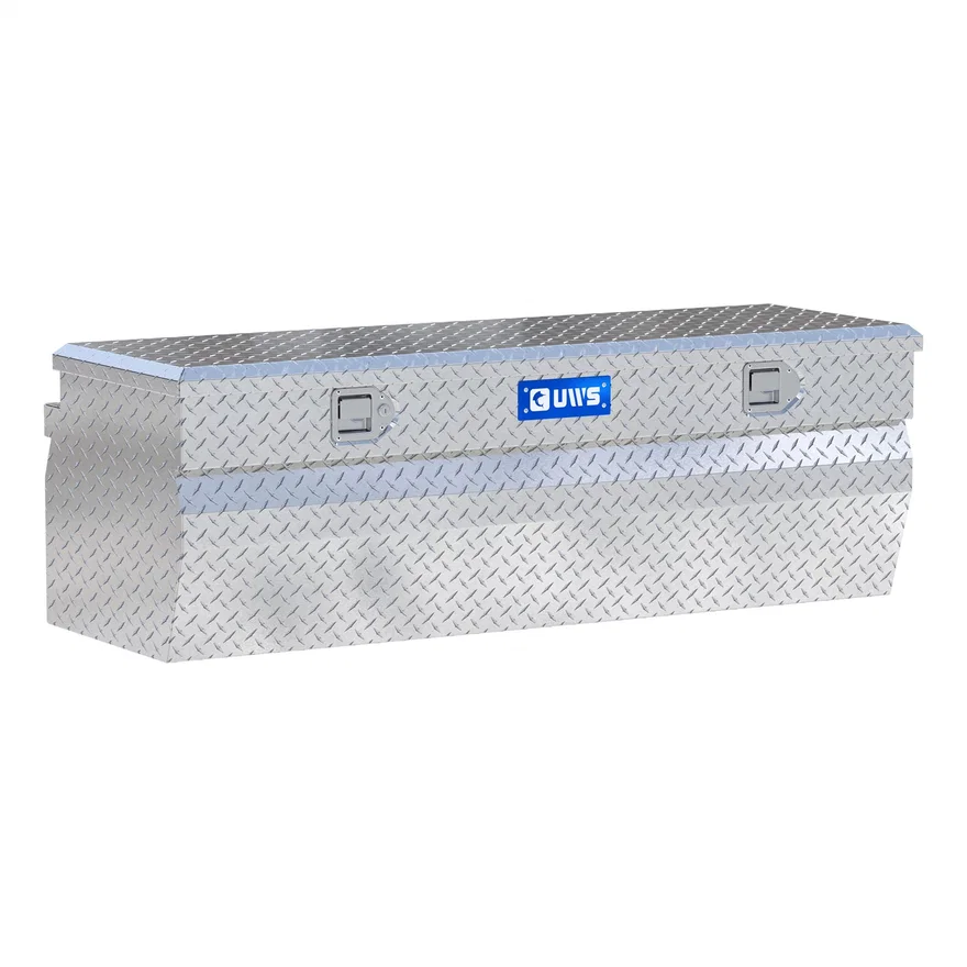 UWS EC20291, Bright Aluminum 55" Wedge Utility Chest Box (Heavy Packaging)