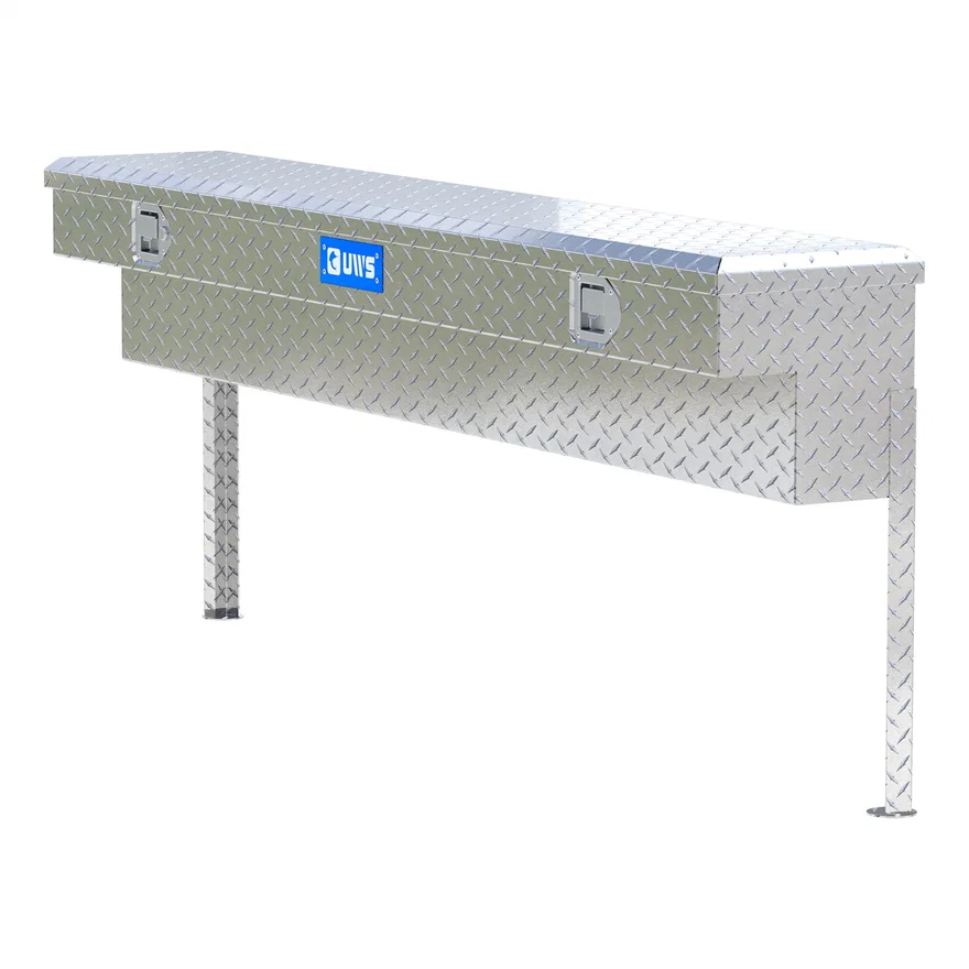 UWS EC30131, Bright Aluminum 72" Truck Side Tool Box (Heavy Packaging)