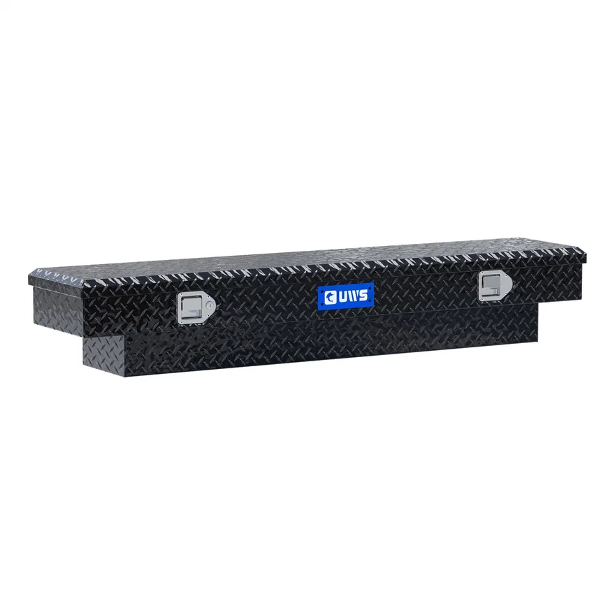 UWS EC10252, Gloss Black Aluminum 60" Slim-Line Crossover Truck Tool Box (Heavy Packaging)